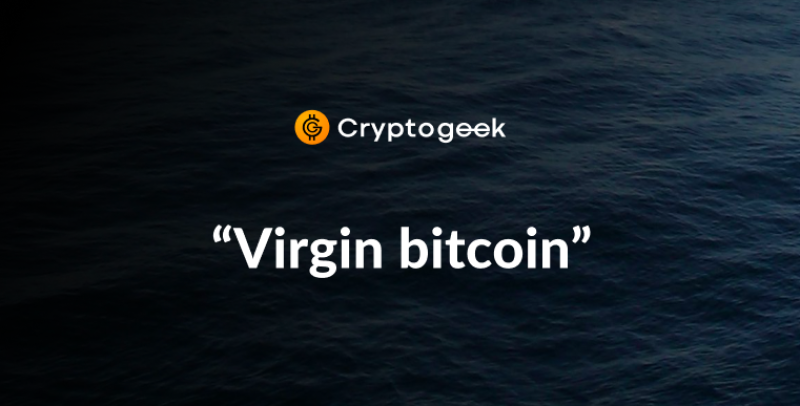 What is Virgin Bitcoin and why is it more expensive?