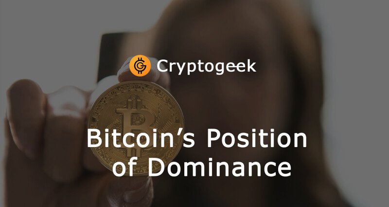 A posição de domínio do Bitcoin está escorregando?