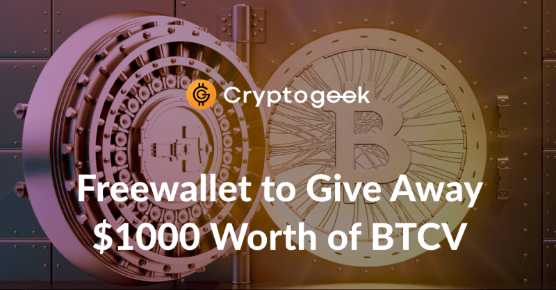 Freewallet Is Giving Away $1,000 Worth of BTCV