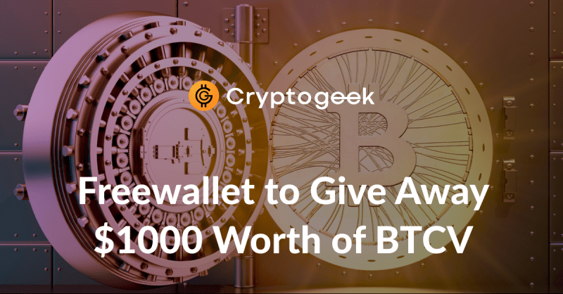 Freewallet verlost BTCV im Wert von $1,000