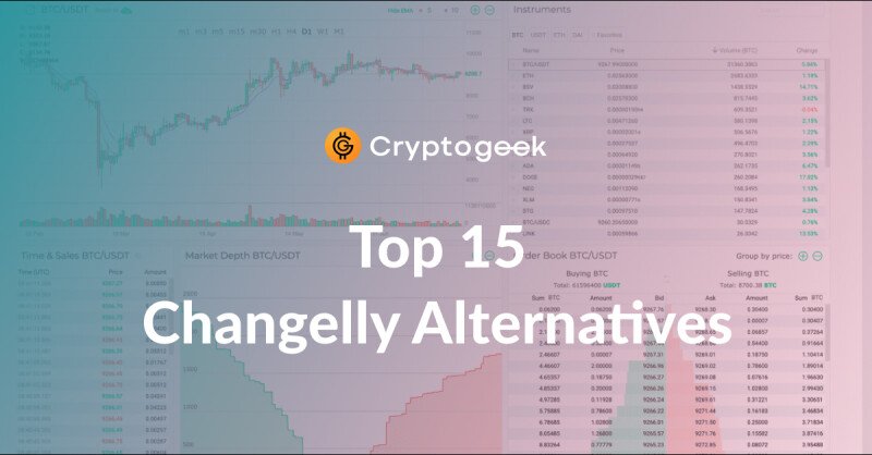 Top 15 des alternatives à Changelly pour 2021 / par Cryptogeek