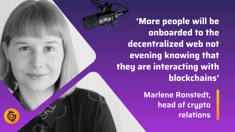 "Streamr puede desempeñar un papel fundamental en la forma en que las NFT regulan el acceso a los flujos de datos" Una entrevista con Marlene Ronstedt, directora de relaciones criptográficas de Streamr