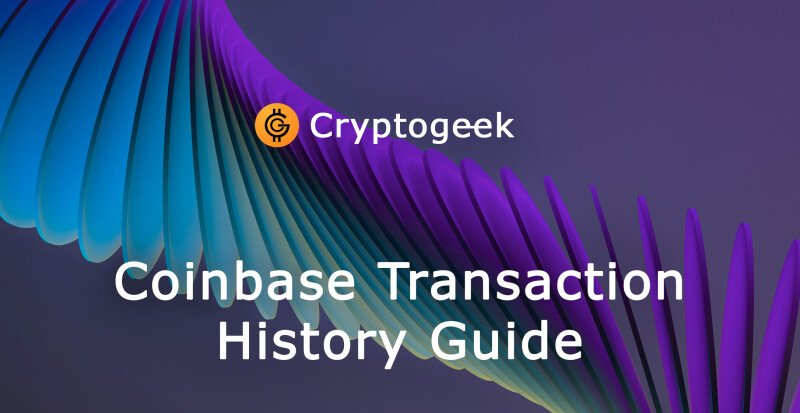 Guia Do Histórico De Transações Da Coinbase