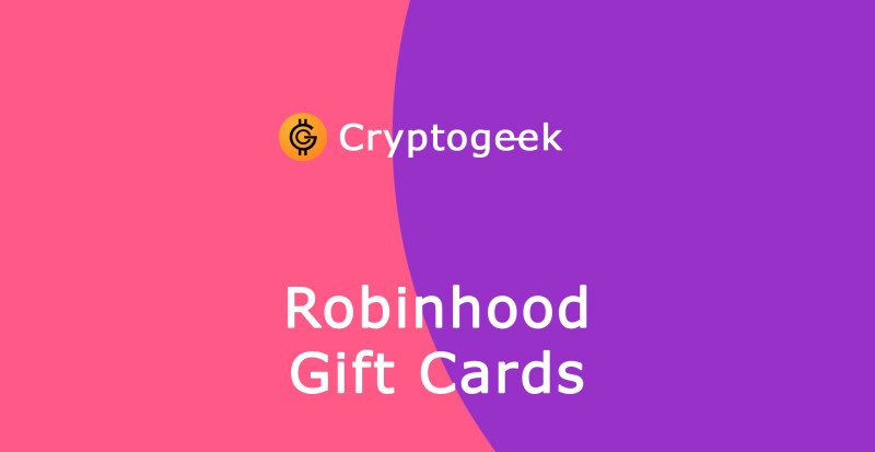 Tarjetas de Regalo de Robinhood