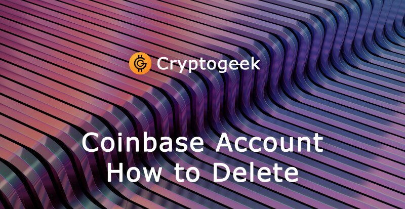 Como excluir uma conta Coinbase