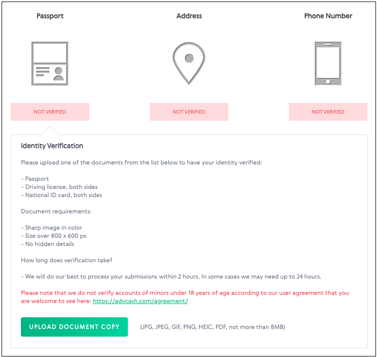 Adv Cash Review