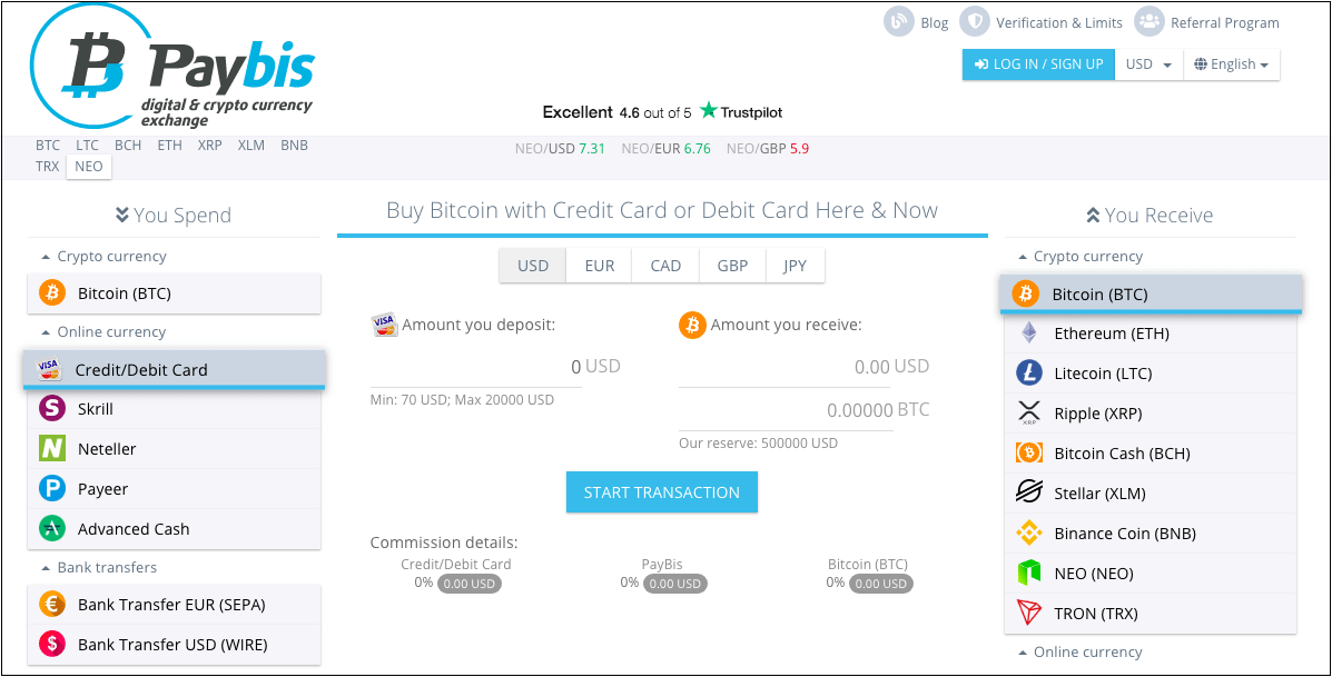 how to buy bitcoin with credit card on paybis