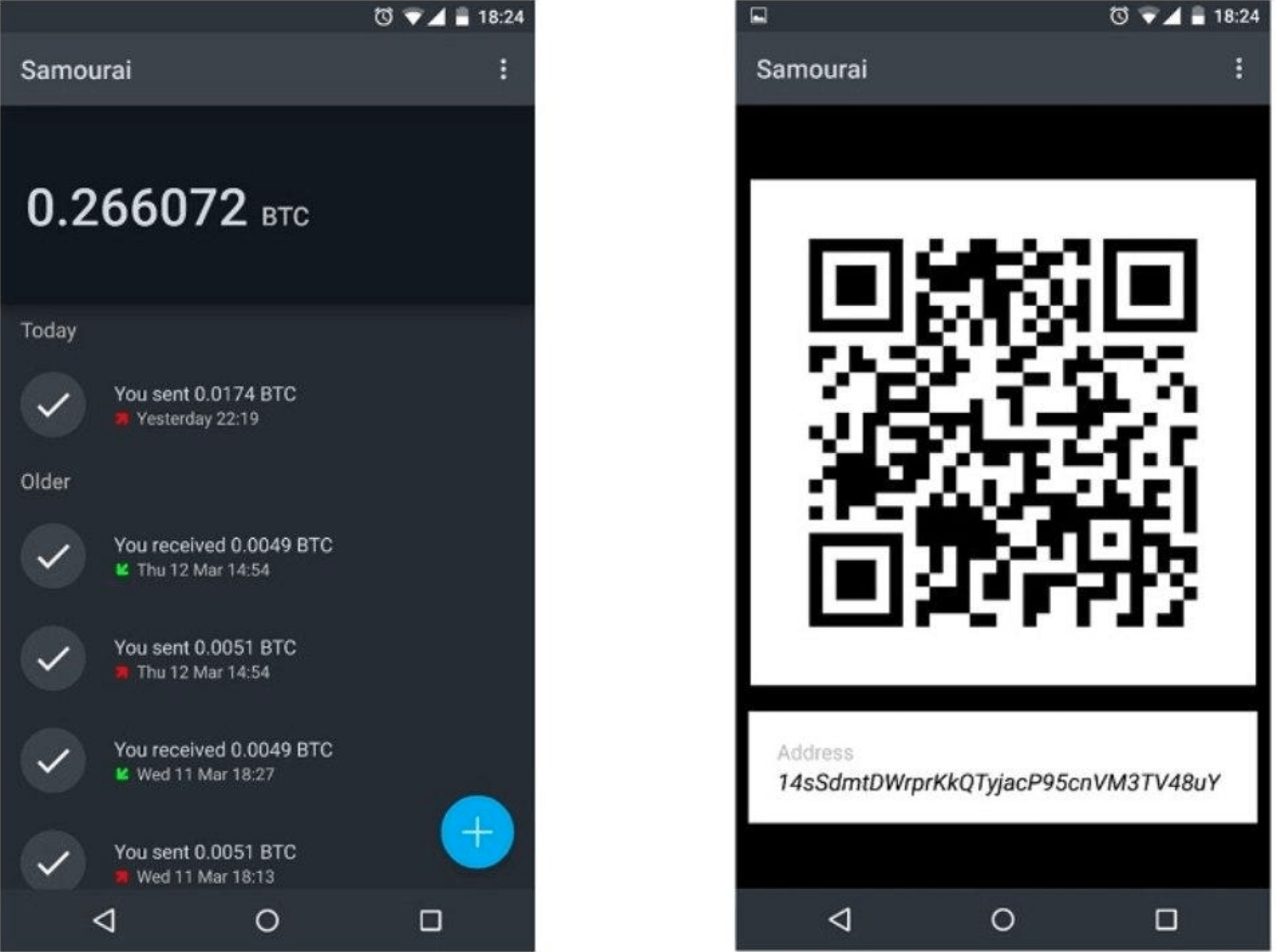 samurai crypto wallet