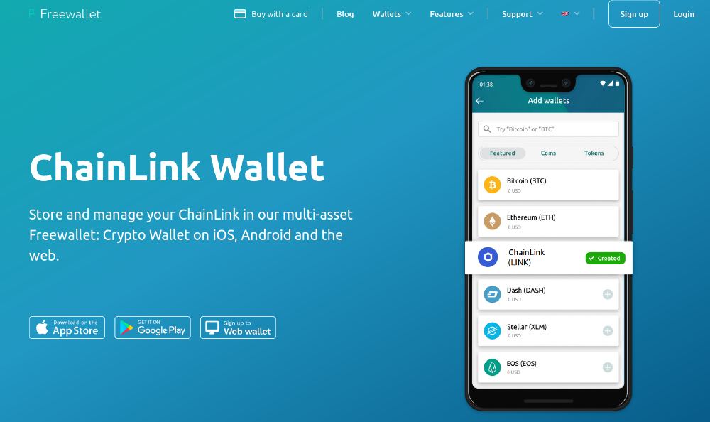 crypto wallet chainlink